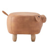 Upholstered Animal Shaped Ottoman Ride-on Footrest Stool Rest Seat TOY Kids New