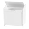WHITE WOODEN TOY BOX STORAGE UNIT CHILDRENS KIDS CHEST BOXES BENCH STRONG UK