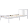 Merax Single Bed 3ft Solid Wooden Bed Frame Bedroom Furniture Adults/Kids 90x190