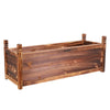 Rectangular Wooden Planter Garden Outdoor Flower DeepTrough Plant Box 30/60/90cm