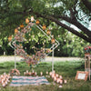 Elegant Wedding Arch Backdrop Free Standing Flowers Balloon Frame Garden Arbor