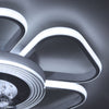 Modern 5 Heads Fan Wall Ceiling Light LED Daylight White Pendant Chandelier Lamp