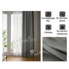 Heavy Thick Thermal Blackout Curtains Eyelet Ring Top Ready Made Curtains Pair
