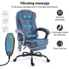 Massage Office Chair Computer Gaming Seat Swivel Recliner Chair With Footrest