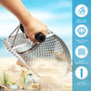 Sand Scoop 304 Stainless Steel Beach Metal Detector Scoop with Detachable brbWp