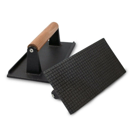 Cast Iron Steak Weight Heavy Duty Burger Press Bacon Press Grill BBQ Cooking New