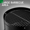 3 in 1 Charcoal Smoker BBQ Grill with Thermometer Patio Camping Barbecue Outdoor
