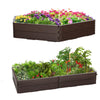 Shape Adjustable Raised Garden Bed Outdoor Planter Box Flower Planting Container