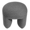 Footstool Foot Rest Small Seat Foot Rest Chair Grey/White Home Office with Legs