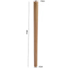 4x Oak Wooden Cone Furniture Legs Feet for Sofa Chair Table Stool Cabinet 5Color