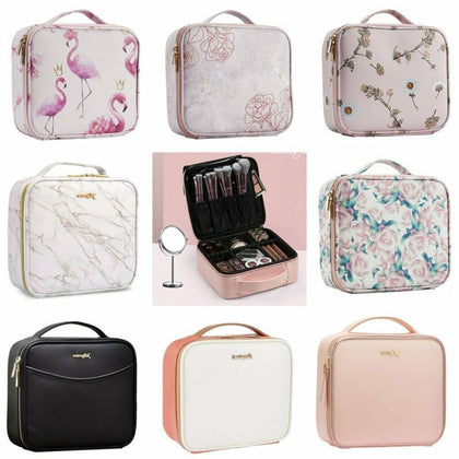 Professional Travel Make Up Bag Vanity Case Cosmetic Nail Art Storage Beauty Box