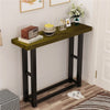 Vintage Console Table Industrial Hallway Table with Metal Stand for Living Room