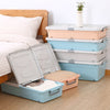 Stackable Plastic Storage Boxes Under-Bed Container Home Bedroom Lid & Wheels UK