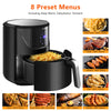 5L Air Fryer w/ Timer Low Fat Healthy Cooker Oven Oil Free Frying Kitchen 1400W