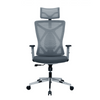 Ergonomic Office Chair Breathable Mesh Desk Chair High Back Computer Chair Grey