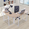 L-shape Corner Computer Desk Large Writing Study Table Home Office Workstation