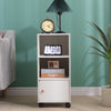 Mobile Filing Cabinet with Storage & Door File Cabinet Side Table Bedside Table