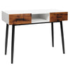 Industrial Console Table Accent Dressing Table Sofa Side Display Desk W/2 Drawer