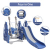 Kids Swing Slide Climber Basketball Hoop Set Toy Toddler Home Garden Playground