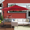 3M Banana Parasol Cantilever Umbrella Adjustable Garden Ourdoor Patio w/ Base