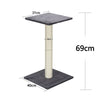 NEW Cat Scratching Post Play 69cm Grey Woven Sisal Post Tall Climbing Tree UK