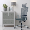 Ergonomic Office Chair Breathable Mesh Desk Chair High Back Computer Chair Grey
