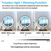 Hollywood Vanity Mirror with Dimmable 3 Color, Light Up Tabletop Makeup Mirror