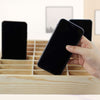 24-Grids Cell Phone Wood Holder Desktop Organizer Display Box Classroom Office