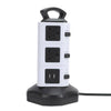 Socket Tower Mains Power Extension Lead 10 Way 4 USB Ports Adaptor Plug 3M Cable