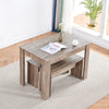 Rectangle Dining Tables for 2-4 Small Space, Wooden Kitchen Table Home/Office