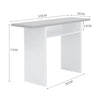 120cm Bar Table Sofa Side Table w/ Shelf Storage Kitchen Dining Breakfast Table