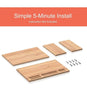 ❗Monitor Stand Bamboo with Storage Organizer 2 Tier PC Stand Laptop Riser