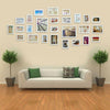 15pcs Wood Wooden Effect Multi Picture Photo Frames Collage Set Various Colors