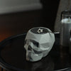 Desktop Skull Bio Ethanol Fire Pit Portable Abstract Human Head Fireplace Burner