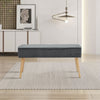 Stylish Upholstered Dining Bench Window Seat Bedroom Living Room Bed End Stool