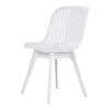 4 Pack Dining Chair Living Room Kitchen Side Seat Plastic Chairs Hollow Backrest