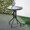 Garden Bistro Patio Furniture Set Folding Table Chairs Outdoor Indoor Rattan NEW
