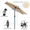 3 Color Garden Parasol Sun Umbrella Canopy Patio Garden Sun Shade 2/2.5/2.7/3M