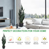 93cm Artificial Snake Plant Faux Sansevieria Fake Agave Potted Plant Durable