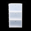 20PCS Large Plastic Shoe Storage Boxes Drawer Stackable Foldable Organiser Clear