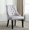 Tufted Velvet Fabric Studded Dining Chair Victoria Accent Side Chair