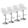 1/2/4/6x Bar Stools Gas Lift Swivel Faux Leather Kitchen Breakfast Counter Salon