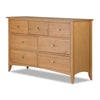 Oak Chest of Drawers Large 7 Drawer Chest Wide Bedroom Furniture EDWARD HOPPER