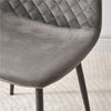 Dining Chairs 2/4/6pcs Modern Suede/Velvet Back Sturdy metal Legs Office/Cafe