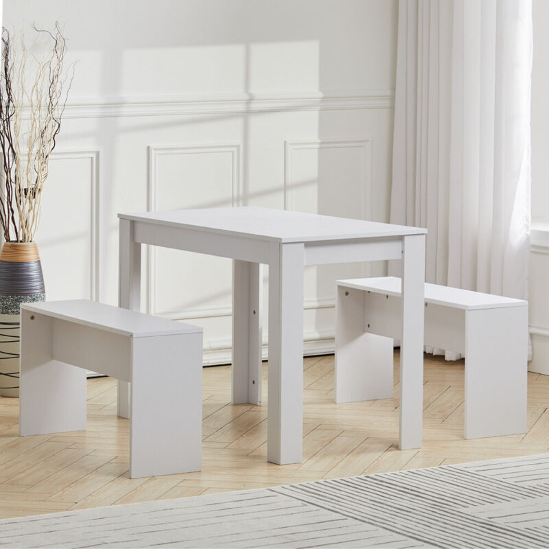 Compact table deals and bench set