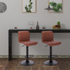 1/2/4/6x Bar Stool Faux Leather Breakfast Home Stool Swivel Gas Lift Bar Chair