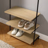 3 Tier Entryway Coat Rack Hall Tree Shelf Shoe Storage Stand Handbag Organiser