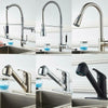 Modern Kitchen Sink Mixer Taps Swivel Spout Tap Chrome Faucet UK