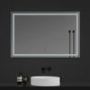 LED Illuminated Large Bathroom Mirror with Demister Touch Switch Light Wall