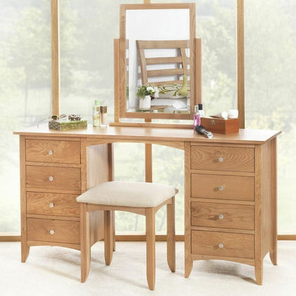Oak Dressing Table Oak Desk. Dressing Table With Drawers Edward Hopper Furniture